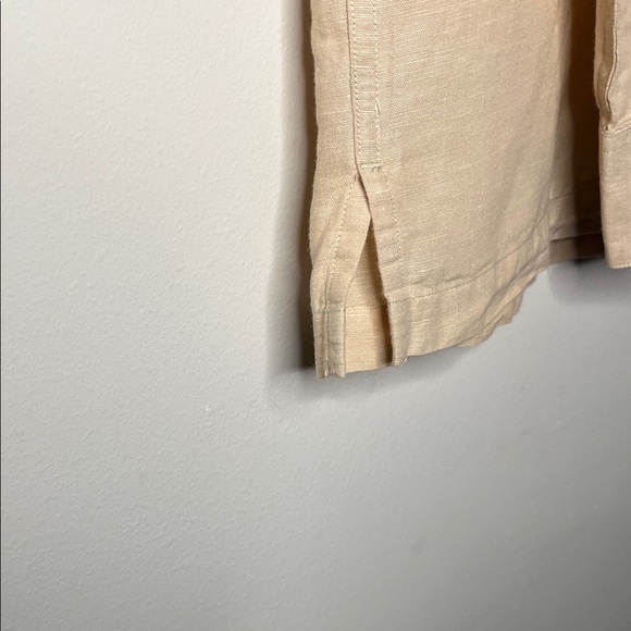Concepts by Claiborne Beige Linen Long Sleeve Shirt - Picture 4 of 8